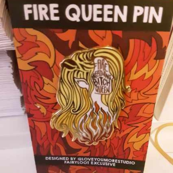 FairyLoot Fire Breathing Queen Pin
